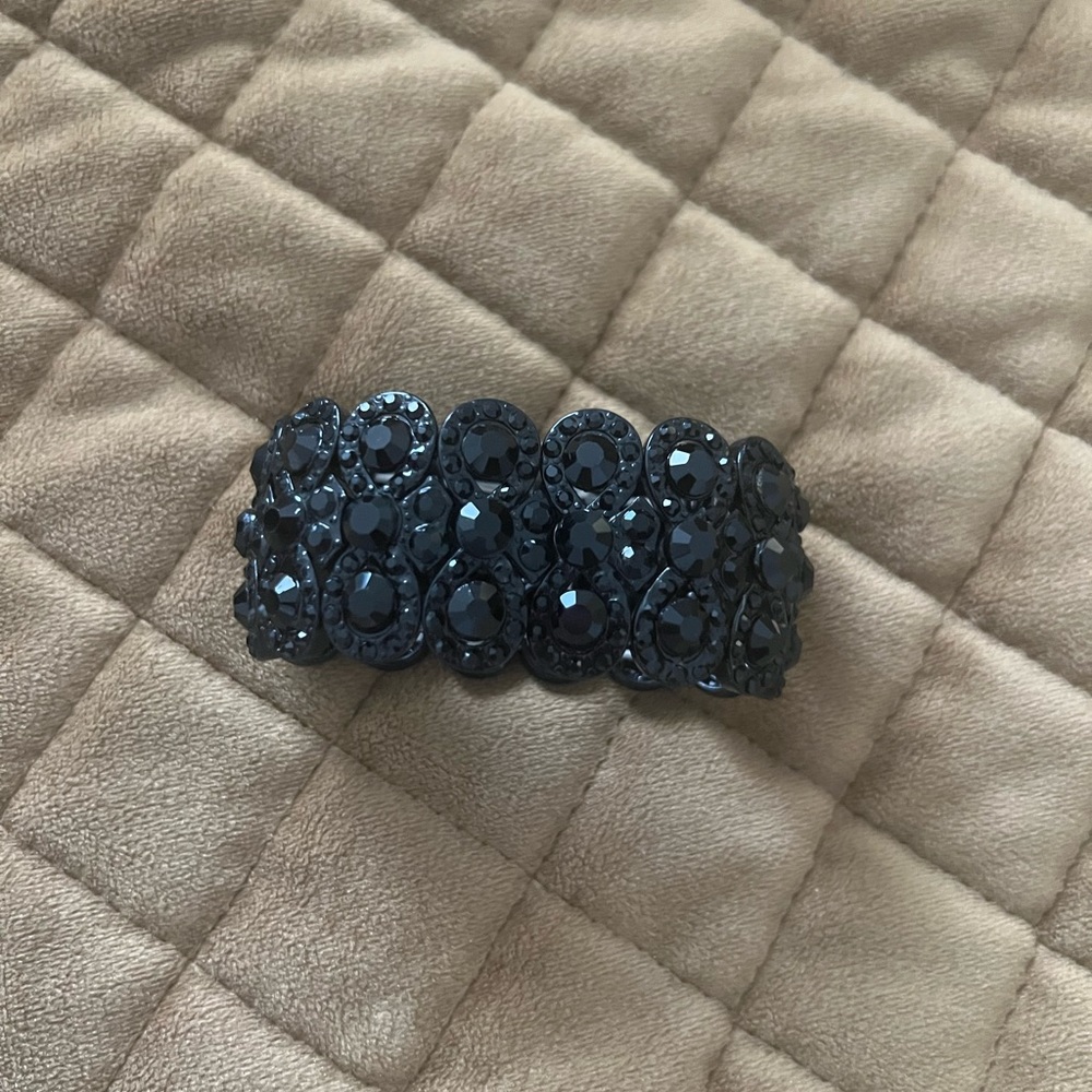 🖤🖤Glamorous Black Rhinestone Elastic Bracelet